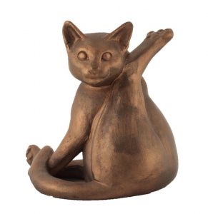 Cat Lifting Its Back Leg - Colour Bronze